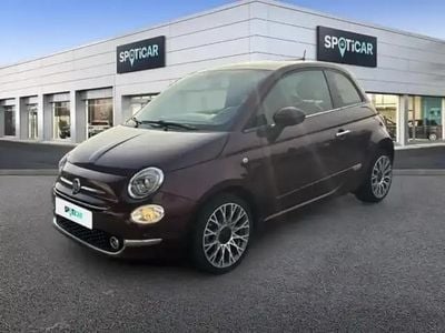 Coloris métal opéra bordeaux Occasion 2020 Fiat 500 Star Berline | 10 490 € (Prix juste)