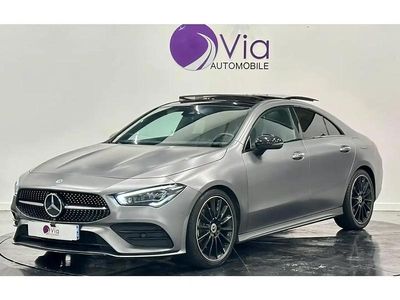 Gris Occasion 2021 Mercedes CLA200 AMG line Berline | 32 490 € (Prix cher)