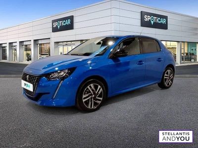 Bleu Occasion 2023 Peugeot 208 Allure Citadine | 14 290 € (Prix juste)