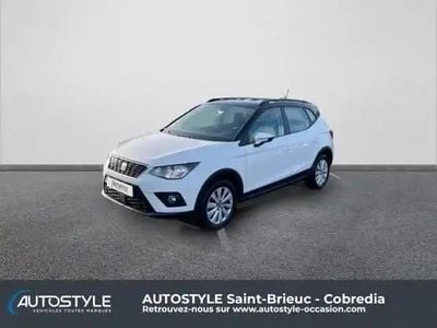 Blanc nevada/toit noir minuit Occasion 2019 Seat Arona Style SUV | 11 400 € (Bon prix)