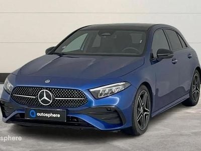 Occasion Mercedes A180 AMG line 137 ch (100 kW) 2025 Bleu Berline