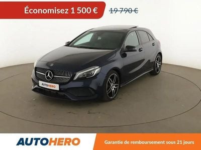 Bleu Occasion 2018 Mercedes A200 Berline | 18 290 € (Bon prix)