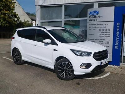 Blanc Occasion 2018 Ford Kuga ST-Line SUV | 18 490 € (Prix juste)