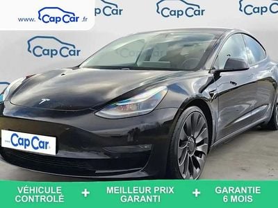 Noir Occasion 2021 Tesla Model 3 Long Range AWD Berline | 27 490 € (Prix juste)