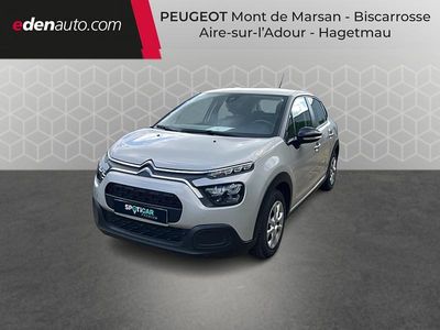 Beige Occasion 2021 Citroën C3 Feel Citadine | 9 390 € (Prix juste)