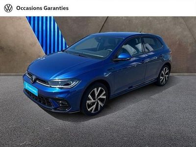 Bleu Occasion 2024 VW Polo R-line Berline | 25 990 € (Prix assez cher)