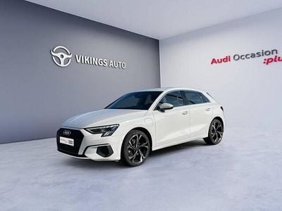 Blanc ibis Occasion 2021 Audi A3 Sportback e-tron Business Citadine | 23 490 € (Prix juste)