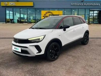 Blanc jade/toit noir Occasion 2022 Opel Crossland X GS Line SUV | 14 499 € (Prix juste)