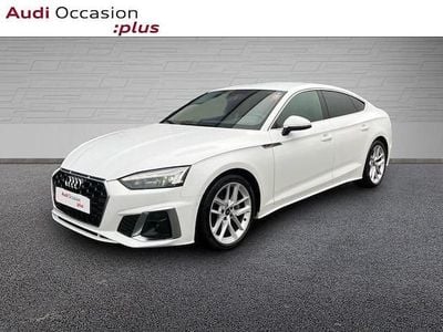 Blanc ibis Occasion 2023 Audi A5 Sportback S-Line Citadine | 34 490 €