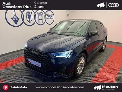 Bleu navarre métallisé Occasion 2025 Audi Q3 Sportback S-Line SUV | 47 200 € (Prix assez cher)