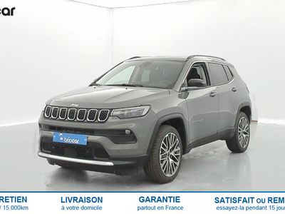 occasion Jeep Compass 1.3 GSE T4 150ch Limited 4x2 BVR6 Granite Crystal toit noir