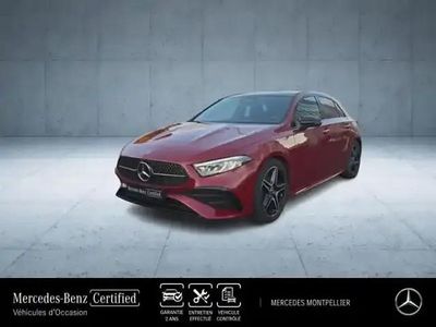 Occasion Mercedes A180 AMG line 137 ch (100 kW) 2025 Rouge patagonie métallisé manufaktur Berline