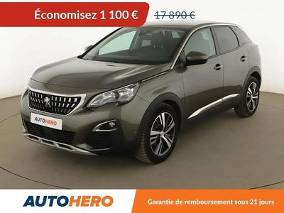 Gris Occasion 2018 Peugeot 3008 Allure SUV | 16 790 € (Prix juste)