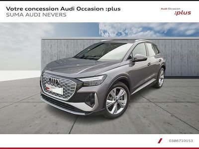 Gris typhon métallisé Occasion 2025 Audi Q4 e-tron S-Line SUV | 53 990 € (Prix cher)