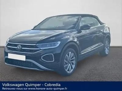 Occasion VW T-Roc Cabriolet Style 2025 Noir intense nacrée, capote noire Cabriolet