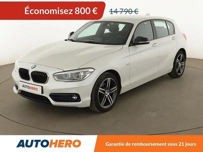 Blanc Occasion 2016 BMW 116 Sport Line Citadine | 13 990 € (Prix assez cher)