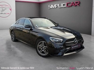 Noir Occasion 2021 Mercedes E300 AMG line Berline | 39 480 € (Prix juste)