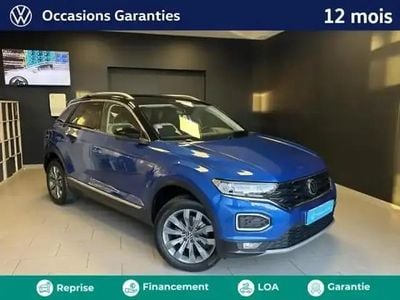 Bleu ravenna/noir Occasion 2022 VW T-Roc S SUV | 23 980 € (Prix juste)