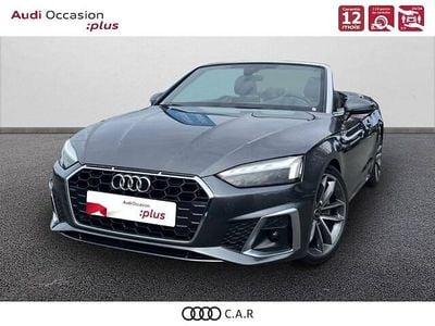 Occasion Audi A5 Cabriolet S-Line 204 ch (150 kW) 2022 Gris daytona nacré Cabriolet