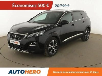 Noir Occasion 2018 Peugeot 5008 GT-line SUV | 20 290 € (Prix juste)