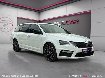 Blanc Occasion 2019 Skoda Octavia RS Break | 23 980 € (Prix juste)