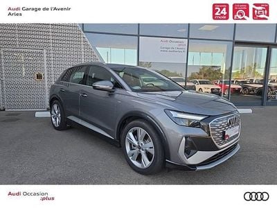 Occasion Audi Q4 e-tron S-Line 210 kW (286 ch) 2025 Gris typhon métallisé SUV