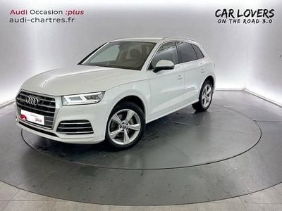 Blanc ibis Occasion 2018 Audi Q5 Sport SUV | 24 300 € (Prix juste)