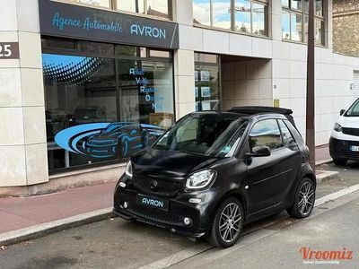 Noir Occasion 2017 Smart ForTwo Cabrio Brabus Xclusive Cabriolet | 24 990 €