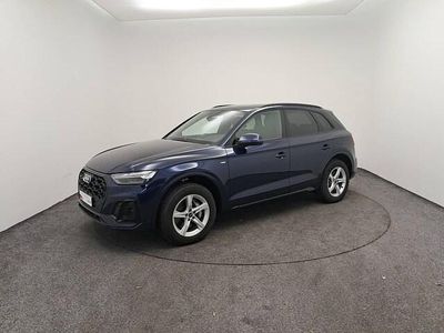Bleu navarre métallisé Occasion 2024 Audi Q5 S-Line SUV | 54 900 € (Prix juste)