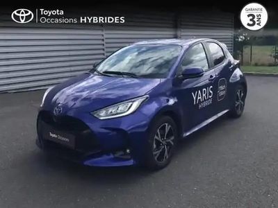 Bleu genièvre (m) Occasion 2025 Toyota Yaris Hybrid Design Berline | 24 900 € (Prix cher)