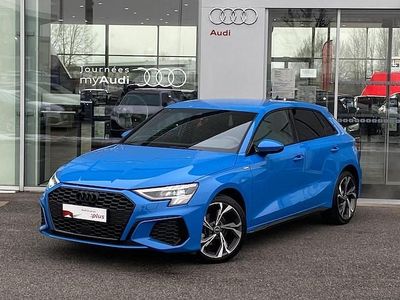 Bleu turbo Occasion 2023 Audi A3 S-Line | 33 850 € (Prix juste)