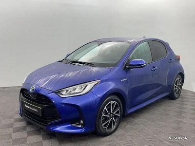 Bleu Occasion 2021 Toyota Yaris Hybrid Design | 20 990 € (Prix juste)