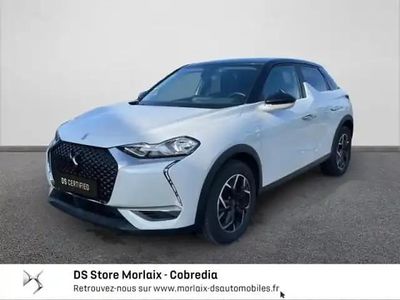 Blanc perle nacré (n) toit noir onyx Occasion 2019 DS Automobiles DS3 Crossback So Chic SUV | 13 980 € (Prix juste)