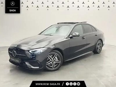 Noir Occasion 2025 Mercedes C220 AMG line Berline | 48 900 € (Prix juste)