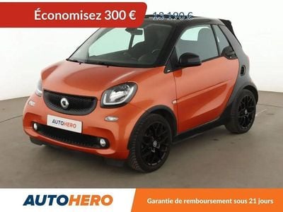 Orange Occasion 2016 Smart ForTwo Cabrio Prime Cabriolet | 12 890 €