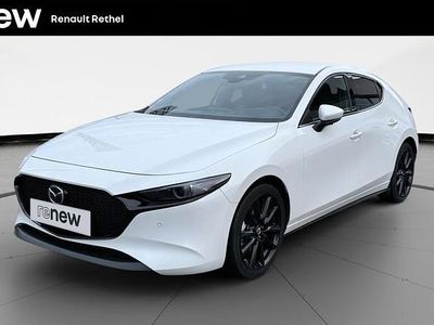 Blanc Occasion 2019 Mazda 3 Sports-Line Berline | 20 990 € (Prix juste)
