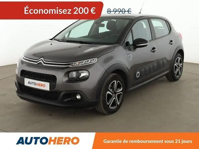 Gris Occasion 2019 Citroën C3 PureTech Citadine | 8 790 € (Bon prix)
