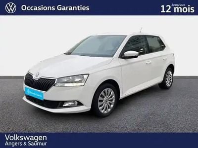 Blanc cristal Occasion 2020 Skoda Fabia Berline | 11 990 € (Bon prix)