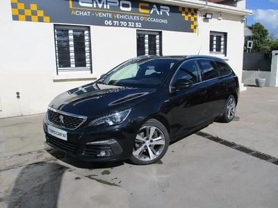 Noir Occasion 2018 Peugeot 308 GT-line Break | 9 990 € (Bon prix)