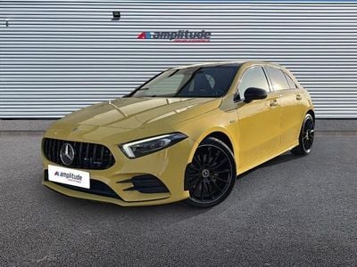 Jaune soleil Occasion 2021 Mercedes A250 AMG line Berline | 25 999 € (Prix juste)