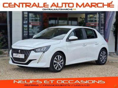 Blanc Occasion 2020 Peugeot 208 Business-Line Citadine | 14 890 € (Prix assez cher)
