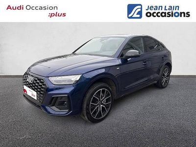 Bleu navarre métallisé Occasion 2023 Audi Q5 Sportback S-Line SUV | 51 980 € (Prix assez cher)