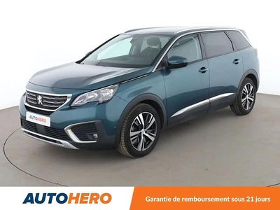 Bleu Occasion 2018 Peugeot 5008 Allure SUV | 21 190 € (Prix juste)
