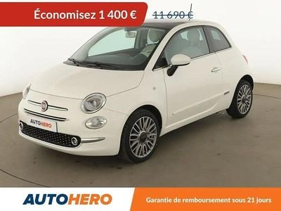 Blanc Occasion 2017 Fiat 500 Lounge Citadine | 10 290 € (Super prix)