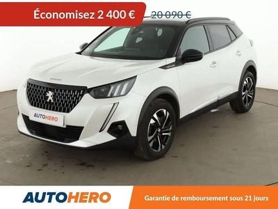 Blanc Occasion 2020 Peugeot 2008 GT-line SUV | 17 690 € (Prix juste)