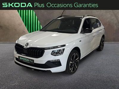 Blanc lune métallisé Occasion 2025 Skoda Kamiq Monte Carlo SUV | 31 390 € (Prix cher)