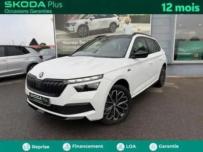 Occasion Skoda Kamiq Monte Carlo 2024 Blanc lune métallisé SUV