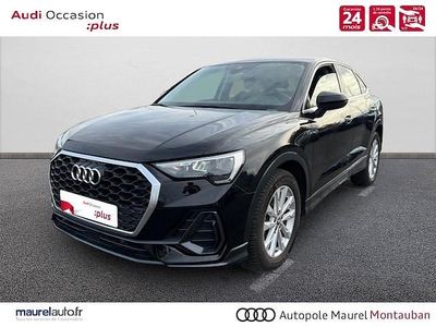 Occasion Audi Q3 Sportback Design 150 ch (110 kW) 2020 Noir mythic métallisé SUV
