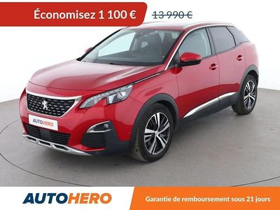 Rouge Occasion 2017 Peugeot 3008 Allure SUV | 12 890 € (Bon prix)