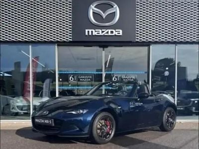 Nouvelle Mazda MX5 Homura-Line 132 ch (97 kW) 2025 Deep crystal blue mica Cabriolet